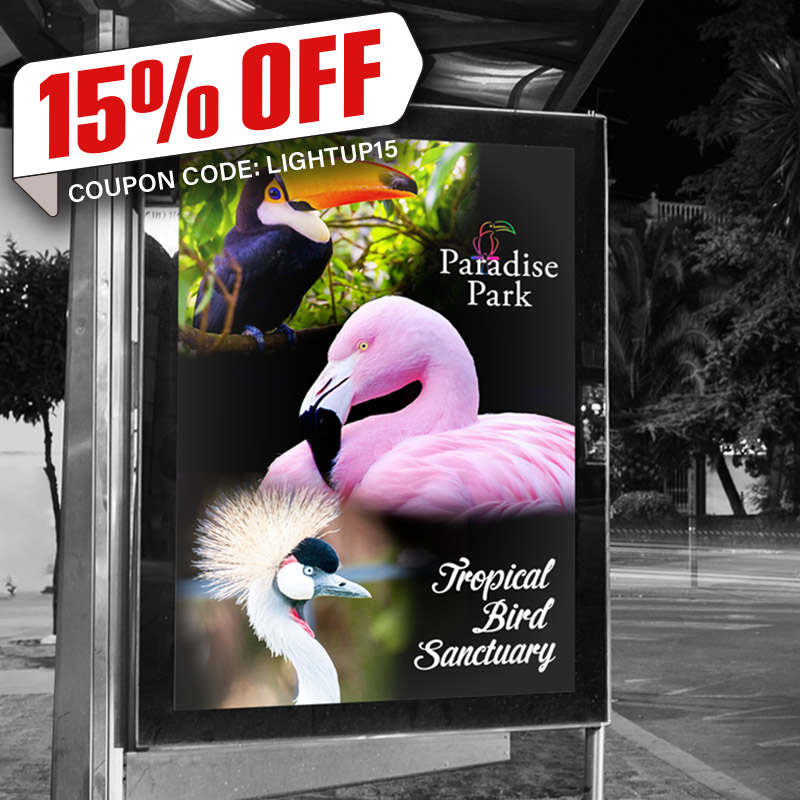 Adhesive Backlit Vinyl