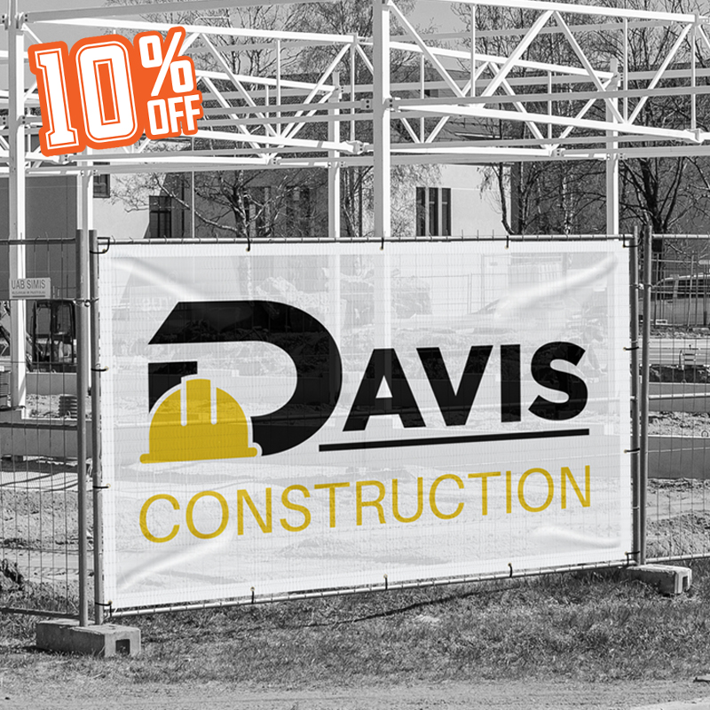 8oz Standard Mesh Banner